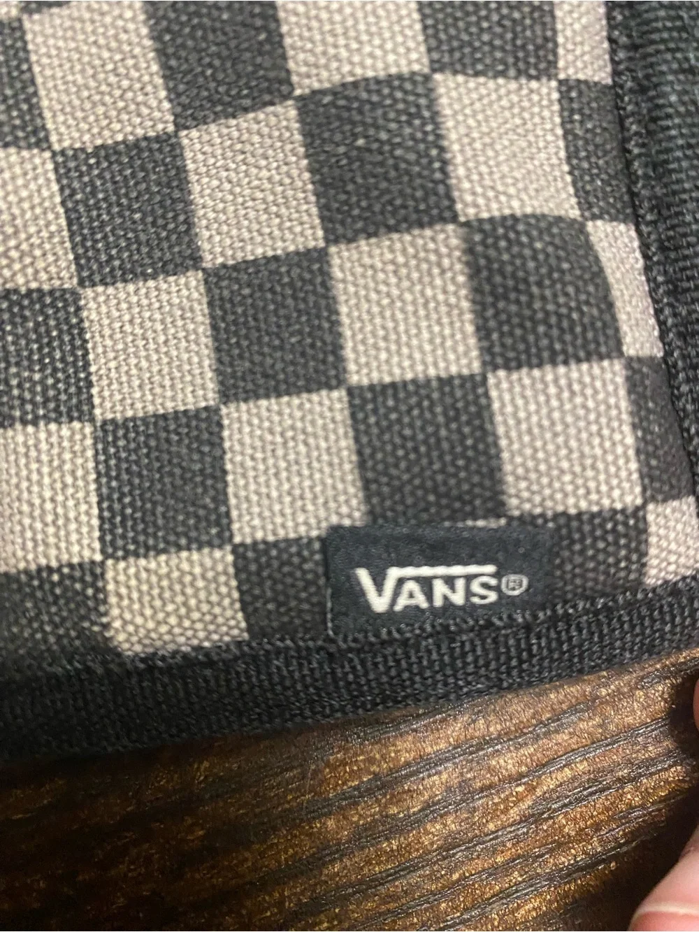 Vans classic checkerboard